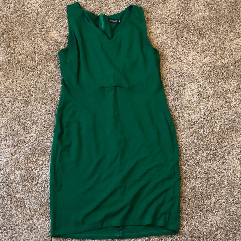 Green Fitted Dress